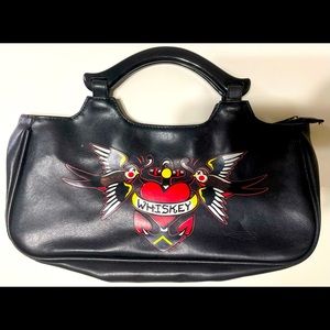 Retro/Pinup handbag with sparrows